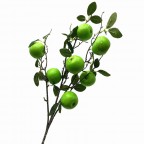 cành quả táo giả trang trí màu xanh